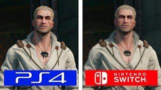 The Witcher III | PS4 vs Switch | Graphics & FPS Comparison