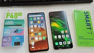 itel p40 vs infinix smart 7 : speed test