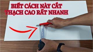 MẸO CẮT THẠCH CAO NHANH GỌN LẸ GẤP MẤY LẦN BÌNH THƯỜNG | SÁNG TẠO DIY