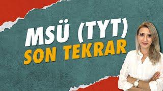 BEKLENEN MSÜ (TYT) SON TEKRAR GELDİ !!