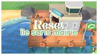  RESET : mon île SANS MAIRIE - TUTO + NEW thème | Animal Crossing New Horizons