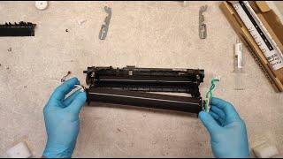 HOW TO REPLACE FUSER FILM SLEEVE AND LOWER PRESSURE ROLLER ON BROTHER MFC-L5700, MFC-L5900