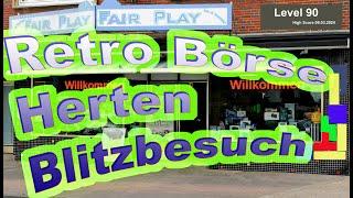 Fair Play Hamm Retro Börse in Herten vom 02.03.24 Blitzbesuch Retro Games & More