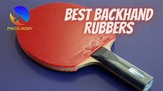 how to choose best table tennis rubbers (part 1) - backhand side