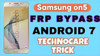 Samsung on8 frp bypass #android7