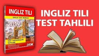 DTM test tahlili 2020 | Ingliz tili
