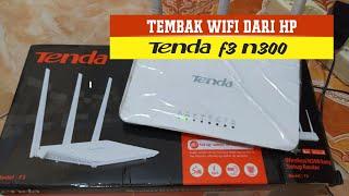 Cara Setting Router Tenda N300 Menjadi Repeater dari Android