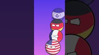 Россия против США#countryballs #россия#сша#союзники#shorts#short#друзья