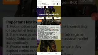 Free Fire REDEEM Code TODAY 20 OCTOBER l FF REDEEM CODE TODAY NEW REDEEM CODE TODAY Indonesia