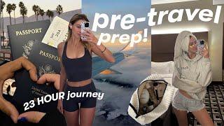 Travel prep for a 23 HOUR flight! ️ CASUAL VLOG in Santa Barbara