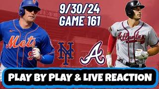 Atlanta Braves vs New York Mets Live Reaction | PLAY BY PLAY | GAME 1 | 9/30/24 | Braves vs Mets