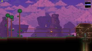 Gearing up for Eye of Cthulhu. Modded Terraria: Chance class playthrough