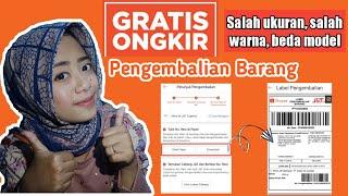 GRATIS ONGKIR !! Cara Mengembalikan Barang Salah warna, salah ukuran, beda model di Shopee.