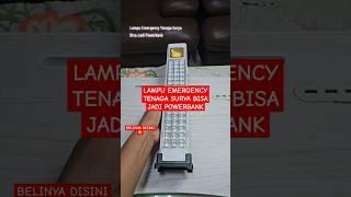 Lampu emergency hook tenaga surya bisa jadi powerbank #lampuemergency #lampucamping