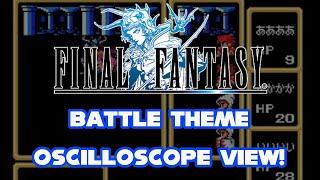 Final Fantasy (MSX) - Battle theme - In Oscilloscope View!