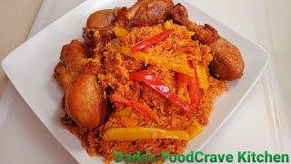 I MADE JOLLOF RICE TODAY!!| Soooo Delicious!!!|Dada's FoodCrave Kitchen