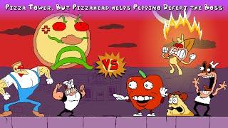 Perman: Peppino and Pizzahead Co-Op Defeat the Bosses