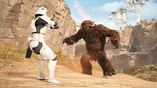 Stormtroopers vs Wampa - STAR WARS JEDI SURVIVOR NPC Wars