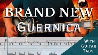 Brand New- Guernica Cover (Guitar Tabs On Screen)