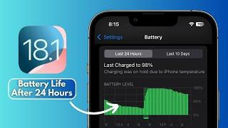 iOS 18.1 Public Beta 2 Battery Life, Performance & More