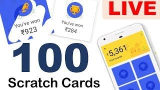 500+ Cashback ! Big Amount Win On New Google Tez scratch card trick live | Tez new scratch cards