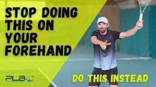 Stop Doing This on Your Forehand | JM Tennis - Pro Tennis Lessons