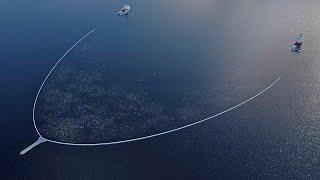 The Ocean Cleanup begins cleaning the Great Pacific Garbage Patch