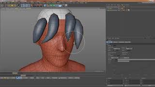 C4D using the hair system to style hair cards