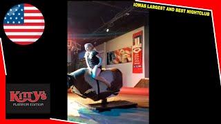 LADY TAMES MRBEAST AT MISS KITTY'S....LADY BULL RIDING@MissKittys