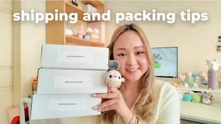 How I pack and ship orders | ways to save  Small business GUIDE  shipping + packaging 