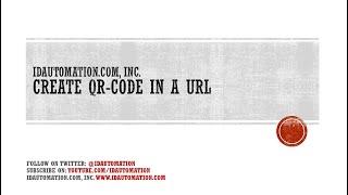 Encode a URL or Website in #QR-Code with the IDAutomation #OnlineBarcodeGenerator