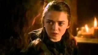 ned stark talks with arya