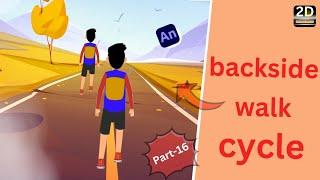 animate cc tutorial in hindi/back side Character Walk Cycle/2d Character design/2d Cartoon Animation