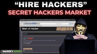 ️‍️ Hire Hacker's to Hack Anyone HERE | Hackers Market Explained