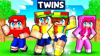 Playing Minecraft With My TWIN SISTER!