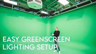 LED Lighting in the Greenscreen Studio by Draco Broadcast // Lighting Setup // Filmstudio
