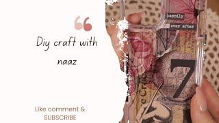 diy crafty ideas with naaz | homemade journals ideas| diary decorate with me |Authentic craft