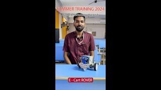 E-CART ROVER : MINI PROJECT | TECHPILE TECHNOLOGY | ST2024 | #techpile #summertraining #electronics