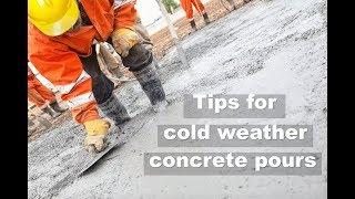 Tips for Cold Weather Concrete Pours