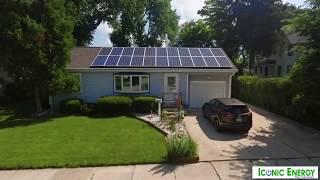 Iconic Energy Residential Solar Array on Cozy Home