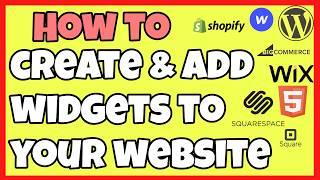 How to Create HTML Widgets to Your Website (Without Coding)