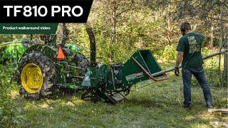 Woodland Mills TF810 PRO PTO Wood Chipper Walkaround