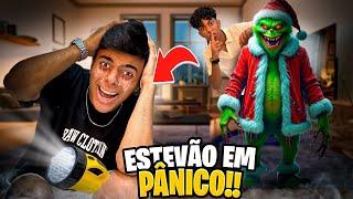 ESTEVÃO ENTROU EM PÂNICO! *o Grinch apareceu