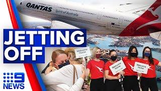 Australia’s borders reopen to fully vaccinated travellers | 9 News Australia