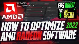  How to Optimize AMD Radeon Settings For GAMING & Performance The Ultimate GUIDE 2022 Adrenaline 