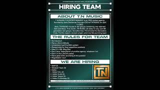 T.N MUSIC OFFICIAL || HIRING TEAM || REGISTRATION NOW