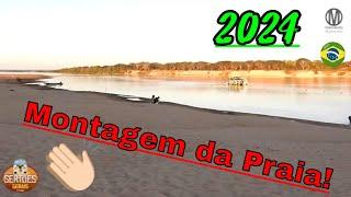 JANUÁRIA(MG). PREPARATIVOS PARA A PRAIA 2024 NO RIO SÃO FRANCISCO. - P 1104.