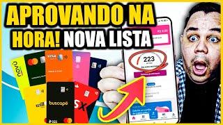 4 Cartões de Crédito APROVANDO GERAL que Libera LIMITÃO mesmo com SCORE de 300 [LISTA ATUALIZADA]