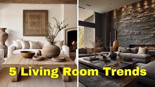 Living Room Trends | 2024 Modern Interior Design ideas | Trendy home decor