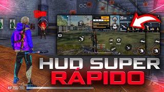 MELHOR HUD DE 3 DEDOS PARA FREE FIRE! Hud de INSTAPLAYERS E Campeonato! SUBIR CAPA E GELO RÁPIDO